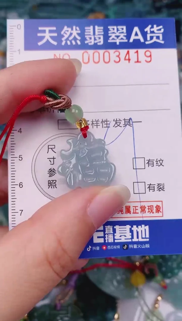 颈饰未镶嵌翡翠00003419