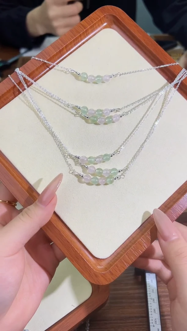 【闪购商品】水晶手链未镶嵌葡萄石粉水晶