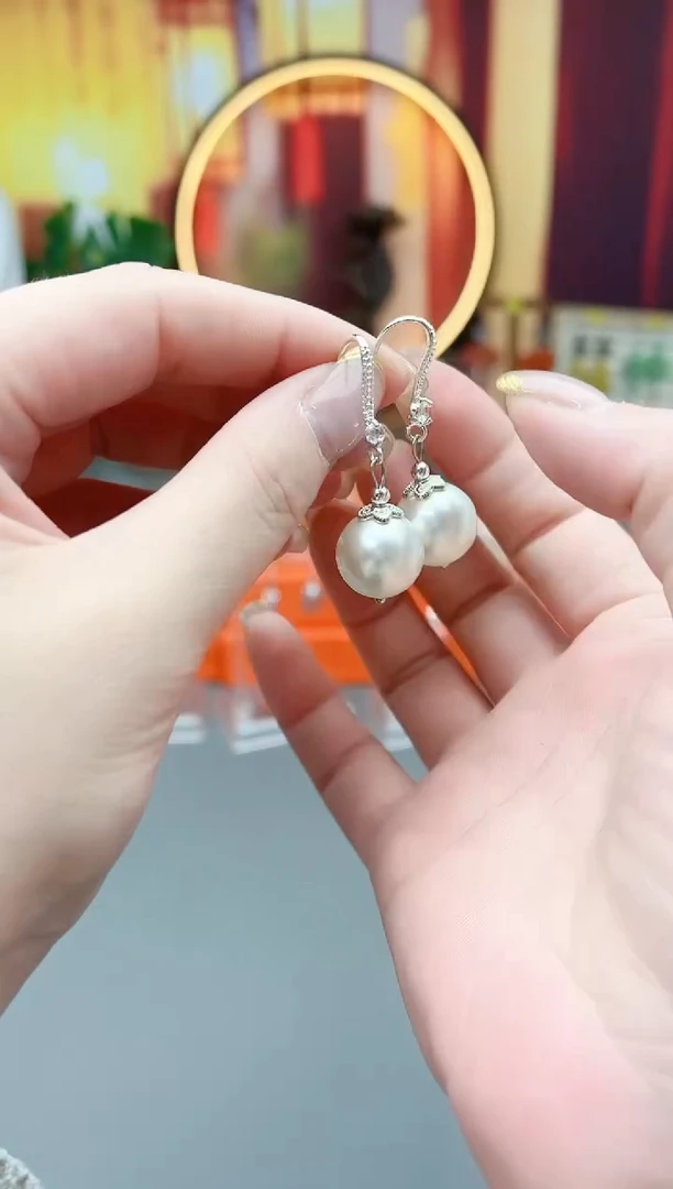 耳饰拼合珍珠（马贝珠）未镶嵌239