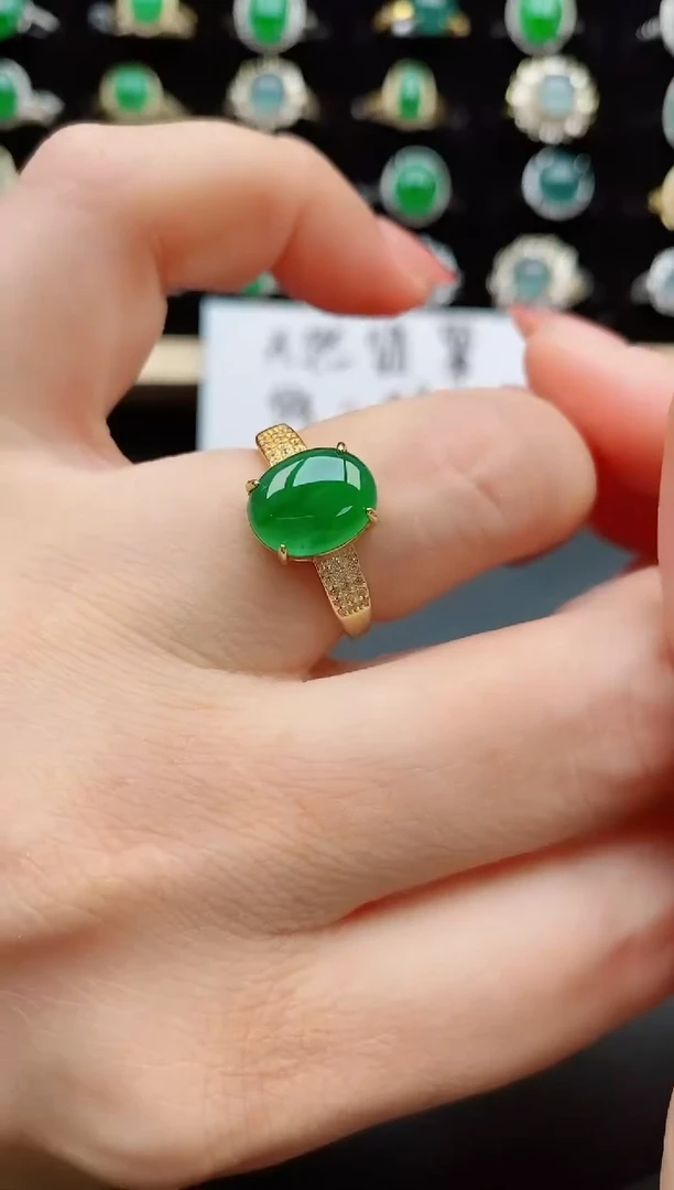 【闪购商品】翡翠戒指银S925镶嵌11111