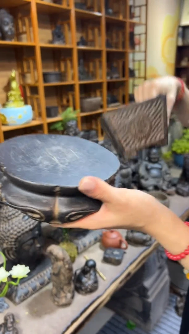 陶土【火山泥】金箍坛底座