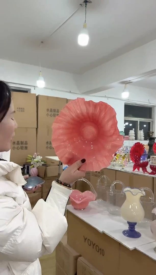 【闪购商品】无铅玻璃美全花器-p-早5