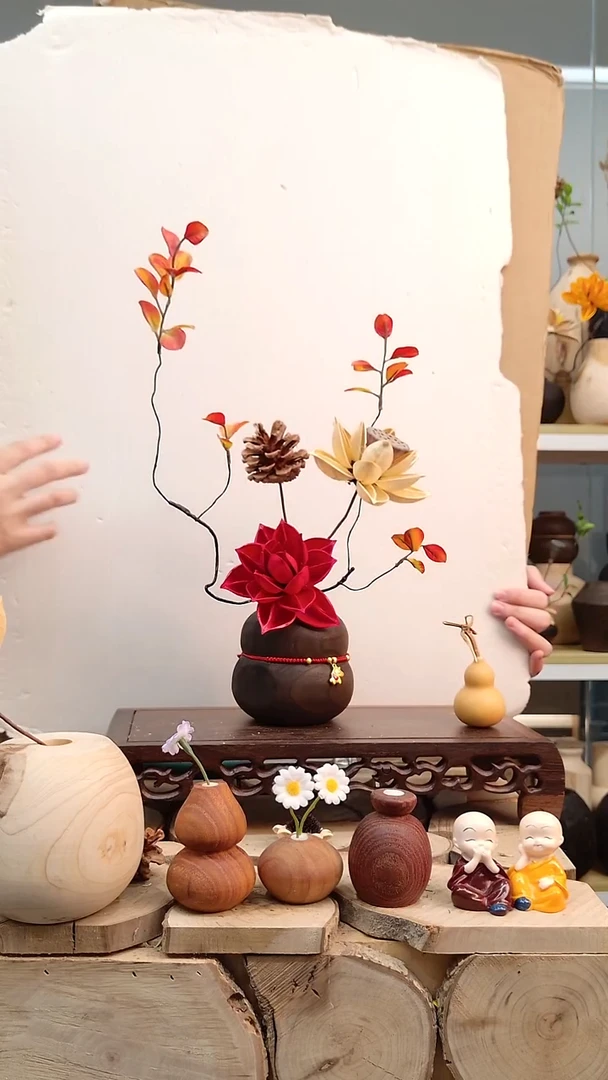 木实木花瓶直播间马年