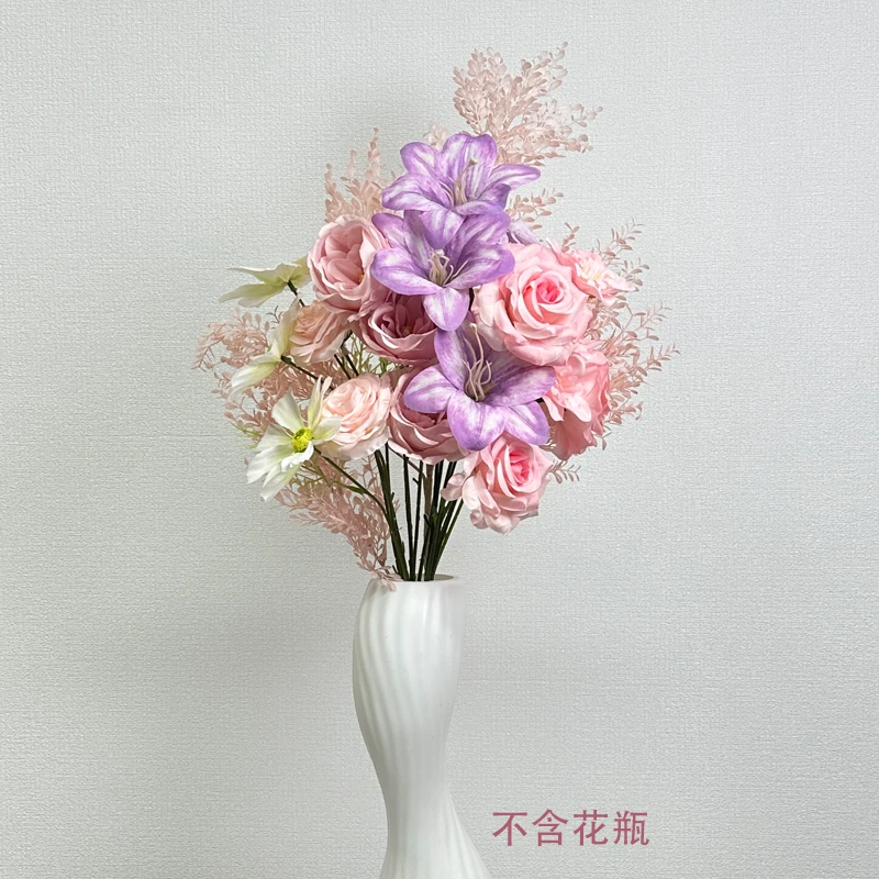 仿真花束客厅餐桌装饰高档花艺摆件