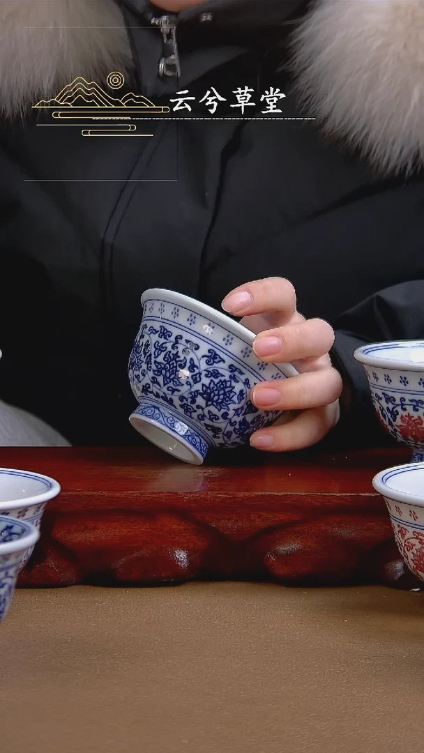 【闪购商品】杯大景德镇手工陶瓷茶具