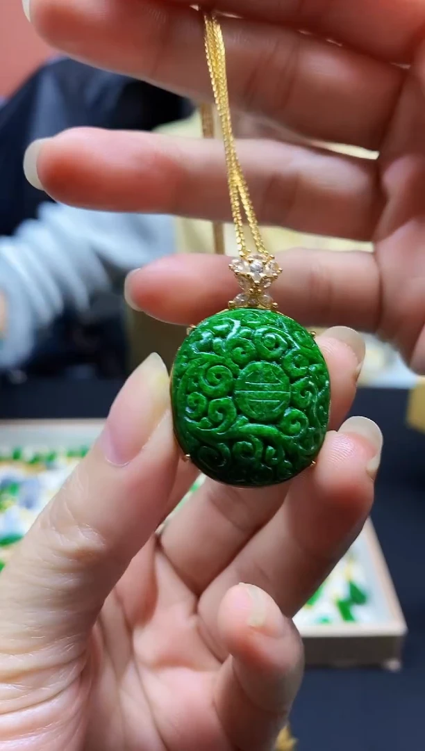 颈饰未镶嵌翡翠翡翠吊坠58