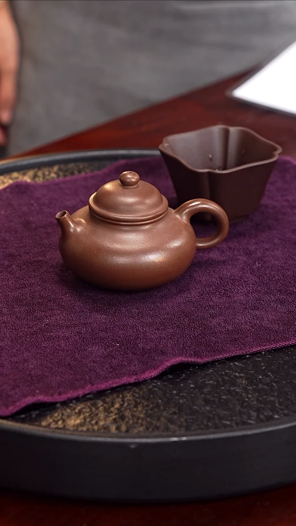 茶壶紫砂许燕  容天113紫泥 160毫升