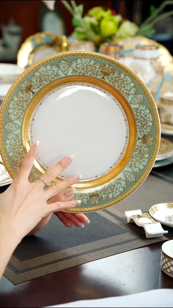 瓷片10.5英寸平盘  1个