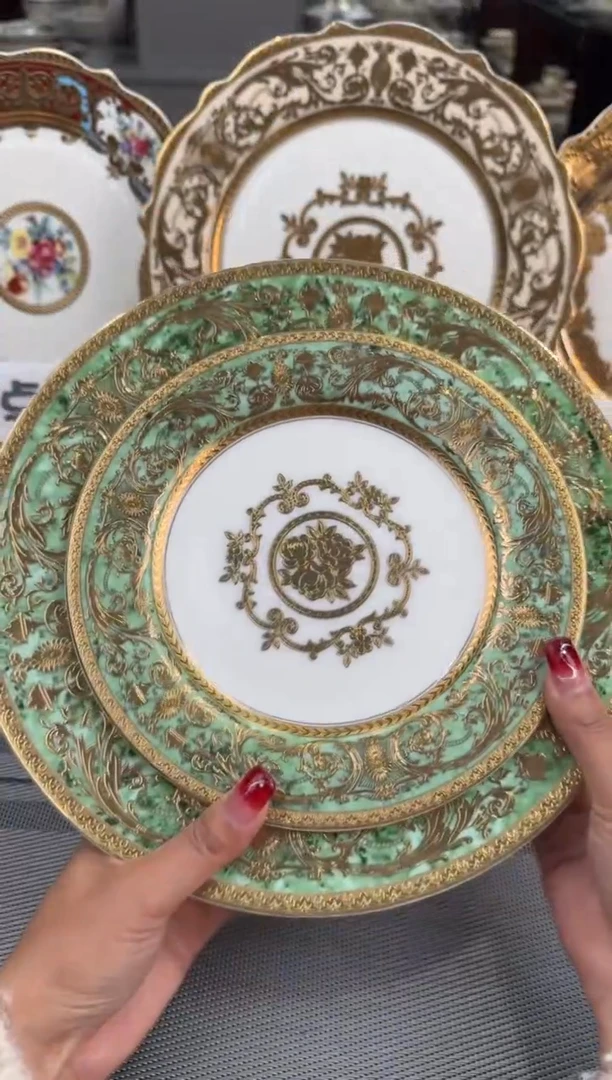 【闪购商品】瓷片10.5+8大小摆台 福利价