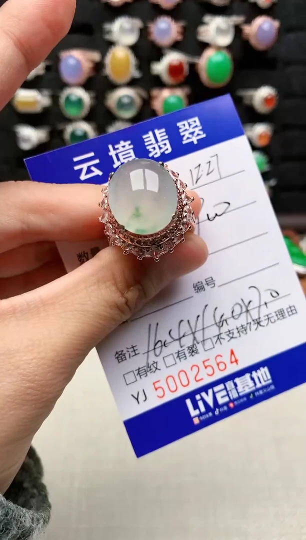 未镶嵌戒指翡翠2564