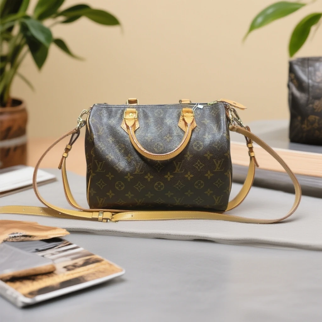 95新 LouisVuitton/路易威登  老花 SP 枕头包  1872 2445