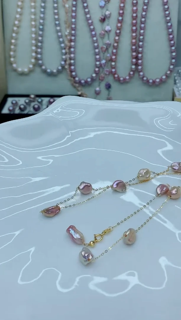 颈饰未镶嵌淡水珍珠多样性发其一【非无瑕】