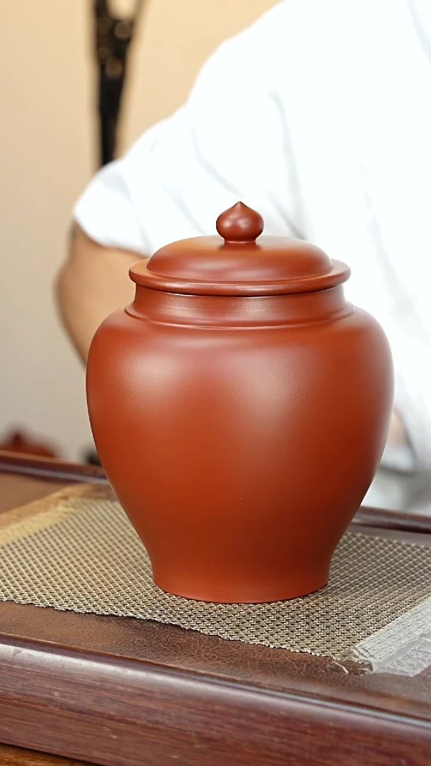 宜兴原矿紫砂茶叶罐