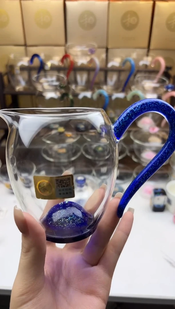 玻璃手工艺品M****熊禾器 怡然斑斓茶海 普通盒