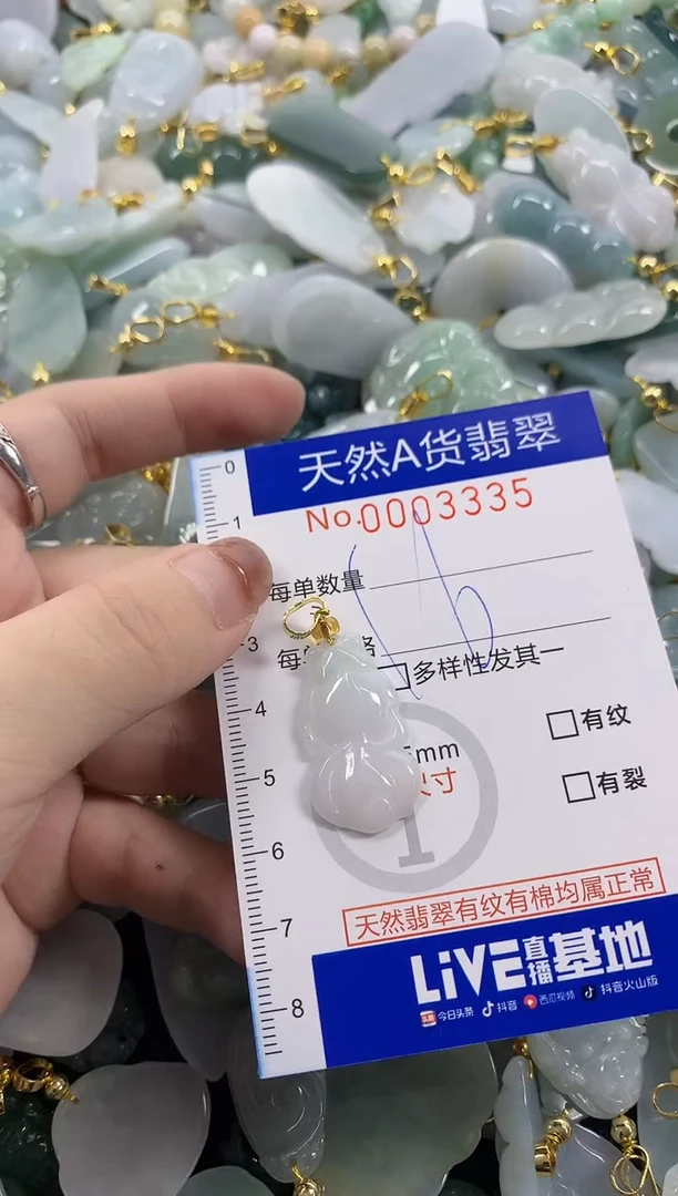 颈饰未镶嵌翡翠天然A货翡翠