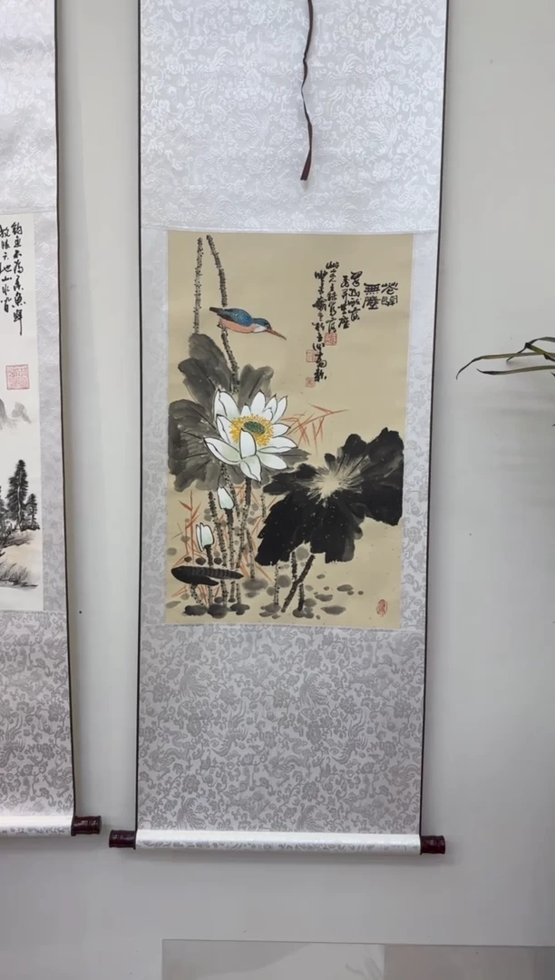【闪购商品】书法花开无尘--四开三卷轴作品