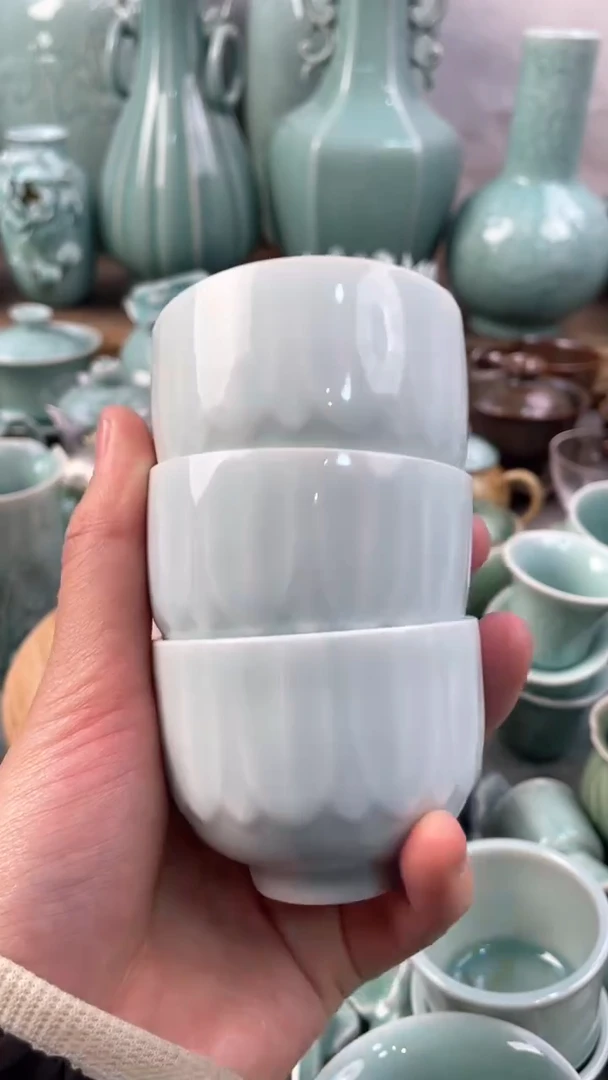 【闪购商品】3个 特价 微瑕 慧仙青瓷