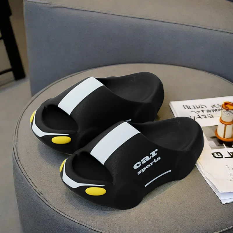 亲子儿童拖鞋男童夏季新款室内居家防滑卡通可外穿中大童凉拖防臭