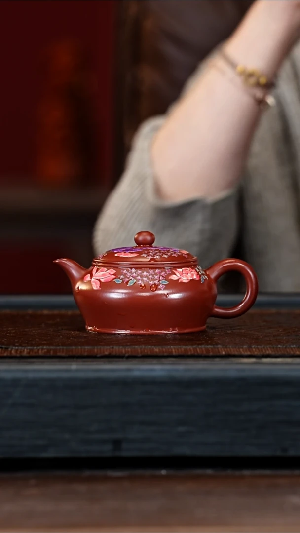 宜兴紫砂团团紫砂精选紫砂壶