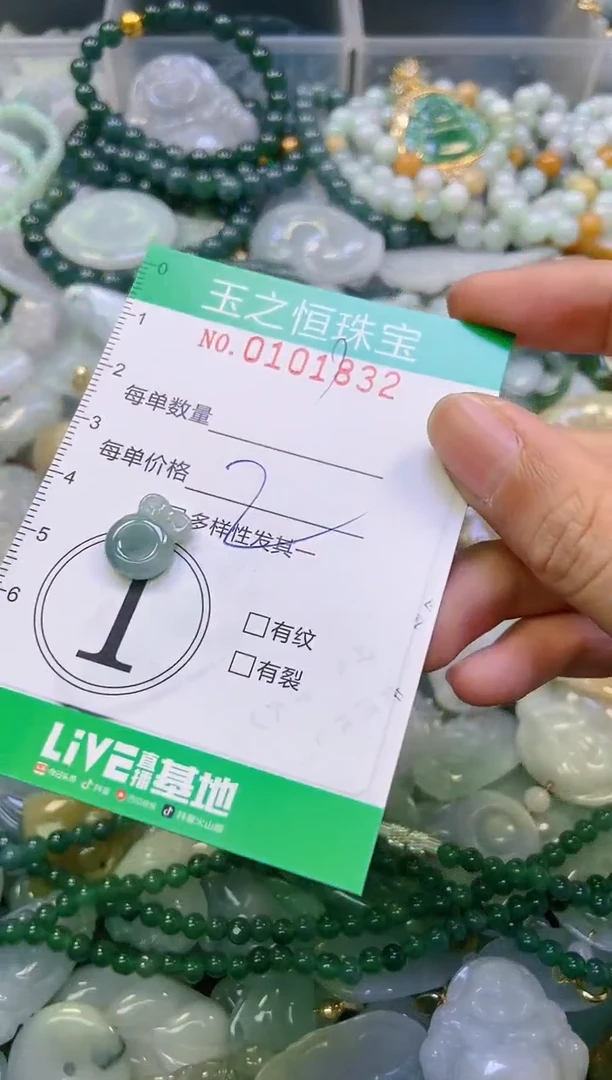 翡翠未镶嵌颈饰闪购0101832