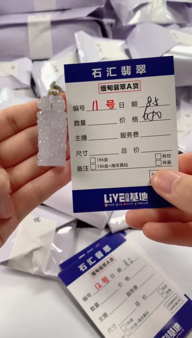 翡翠未镶嵌颈饰1