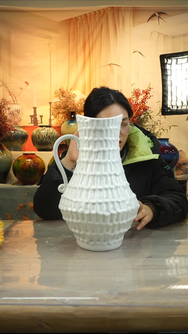 高35口12高温陶瓷花瓶