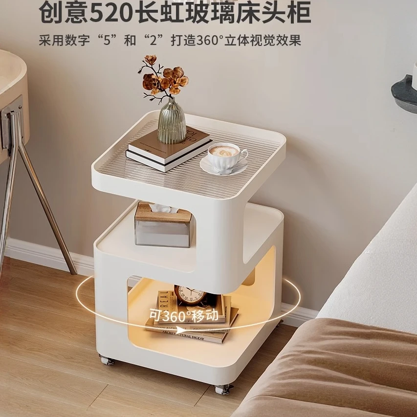 北欧可移动沙发边几床头柜几何设计网红小茶几520现代简约小茶桌