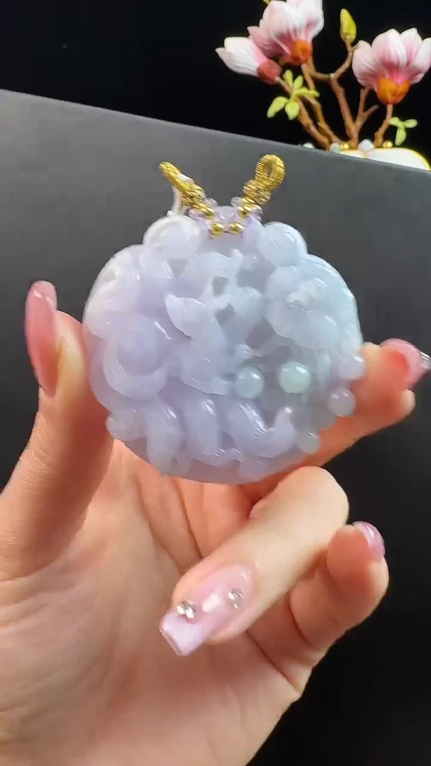 颈饰未镶嵌翡翠九尾