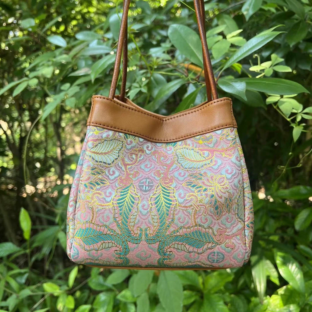 九儿家宋锦水桶包2028