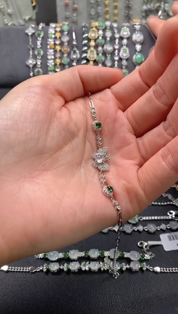 【闪购商品】翡翠戒指银S925镶嵌11111--1