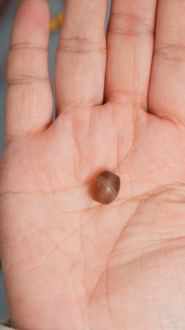 未镶嵌配珠玛瑙/玉髓亚述缠丝橄榄配珠