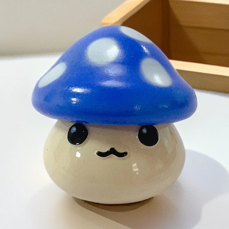 冒险岛蓝蘑菇手办模型 手工制作 下单即送钥匙扣一个 多买多优惠