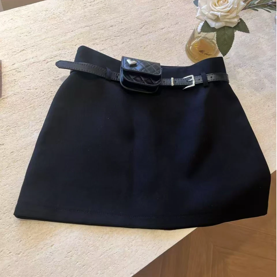 【BayaLi】2025春夏季新品带腰包小短裙