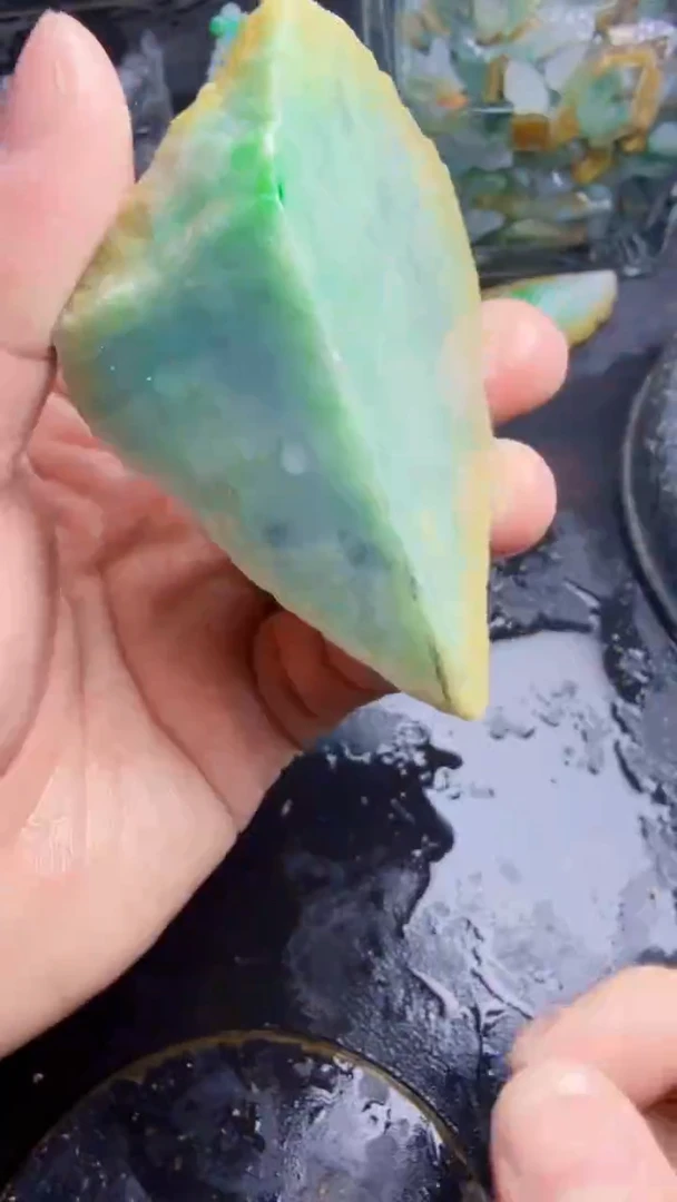 未镶嵌挂件翡翠天然翡翠085