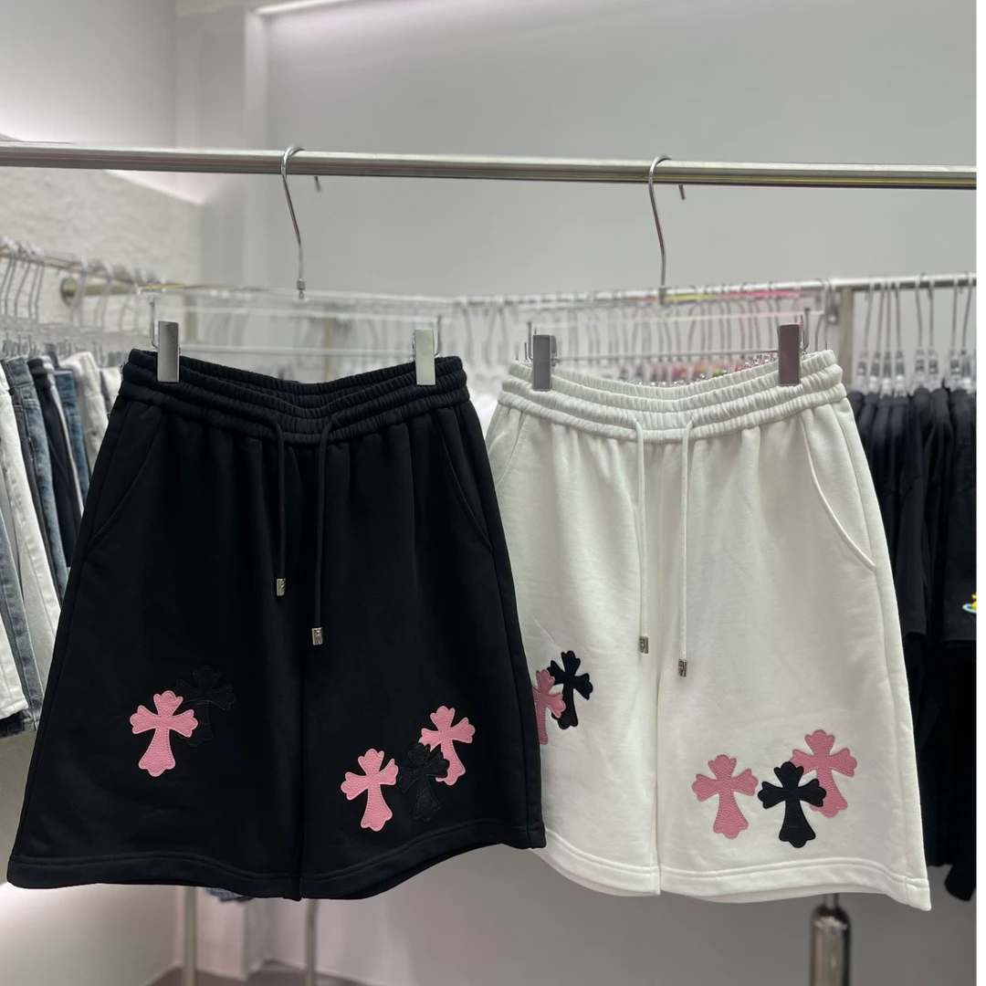 克某家限定拼皮短裤