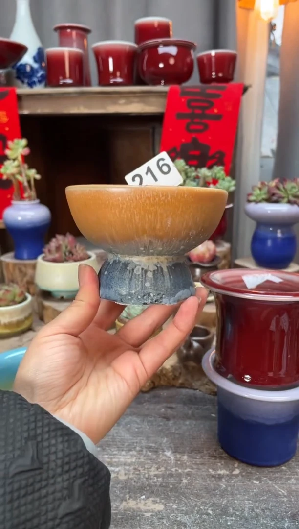 【闪购商品】摆件216微瑕知木小芳花盆