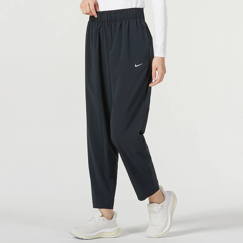 耐克梭织裤子女2025春季新款透气宽松跑步运动训练休闲长裤FB7030