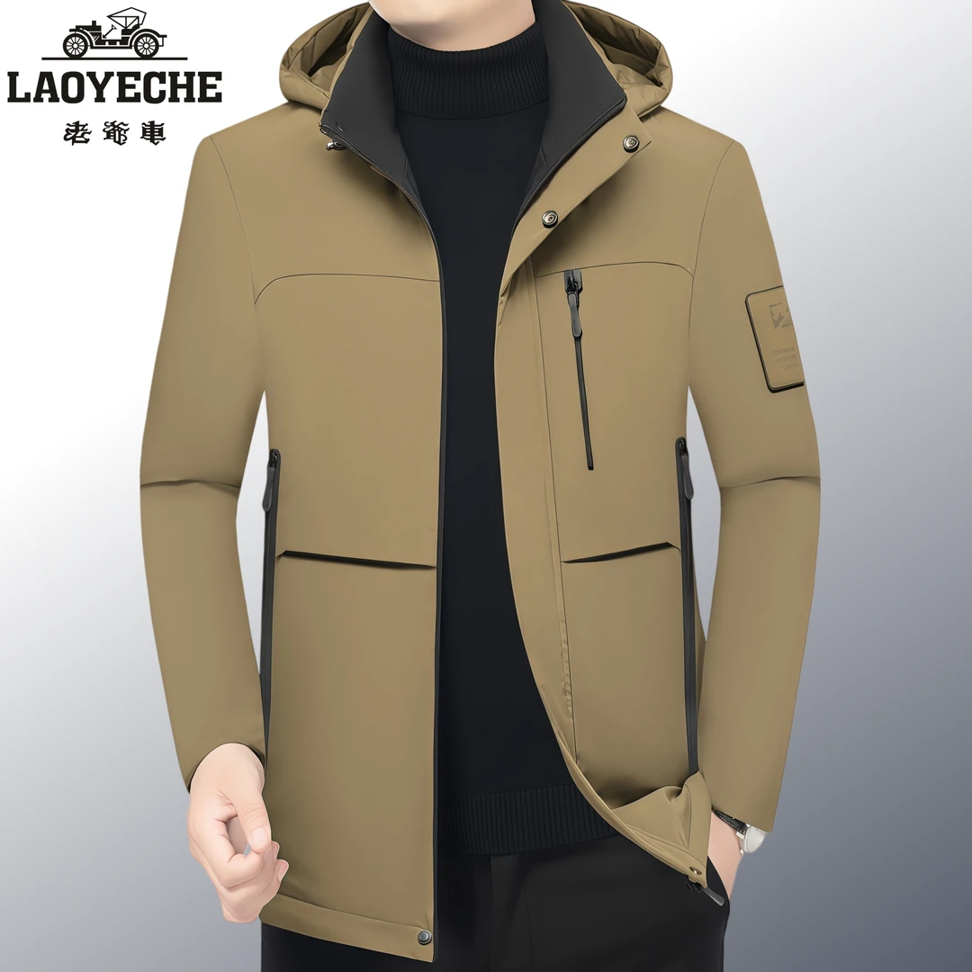 老爷车男装正品棉衣外套中年休闲冬季保暖洋棉服爸爸装8712-1新款