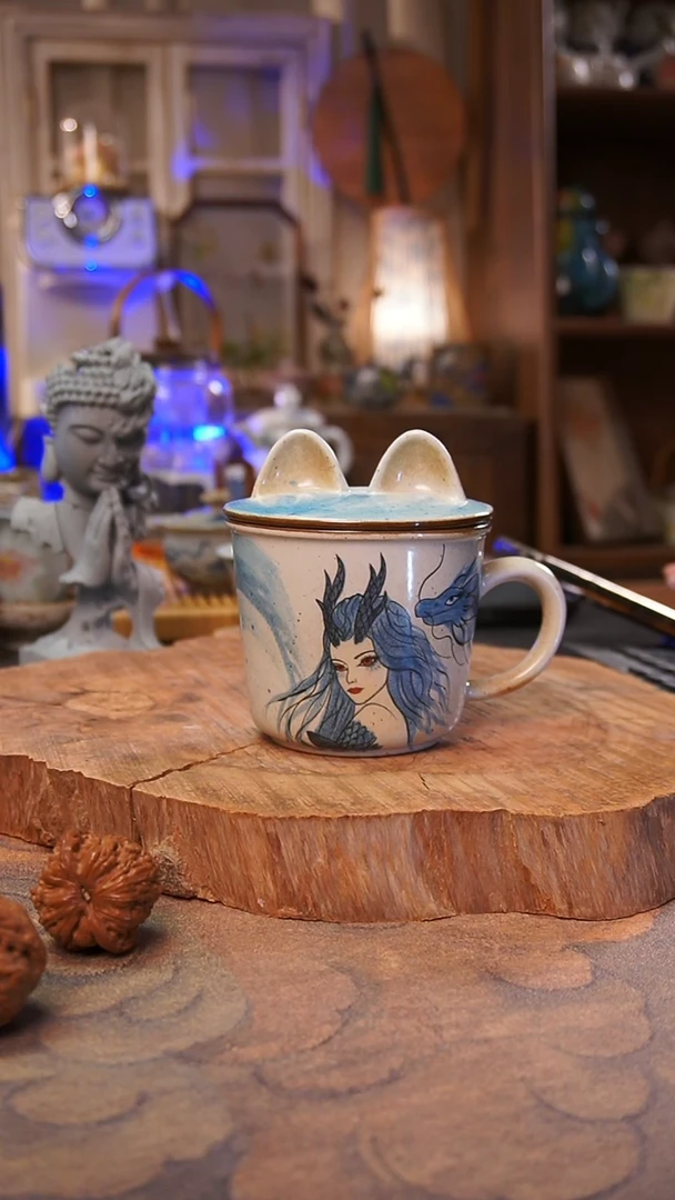 杯子敖润手工手绘手工手绘