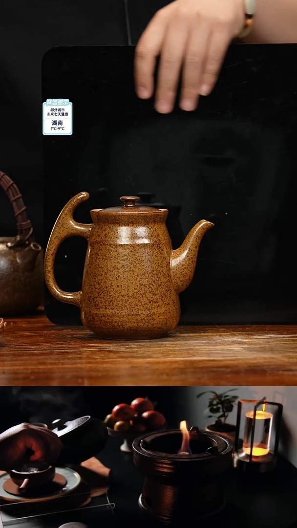 【闪购商品】紫砂茶壶八戒茶器-古法柴烧