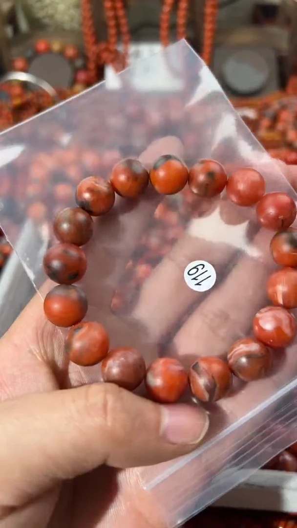 南红玛瑙未镶嵌手串12