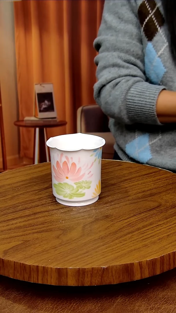 杯子陶景德镇手工手绘釉下彩陶瓷