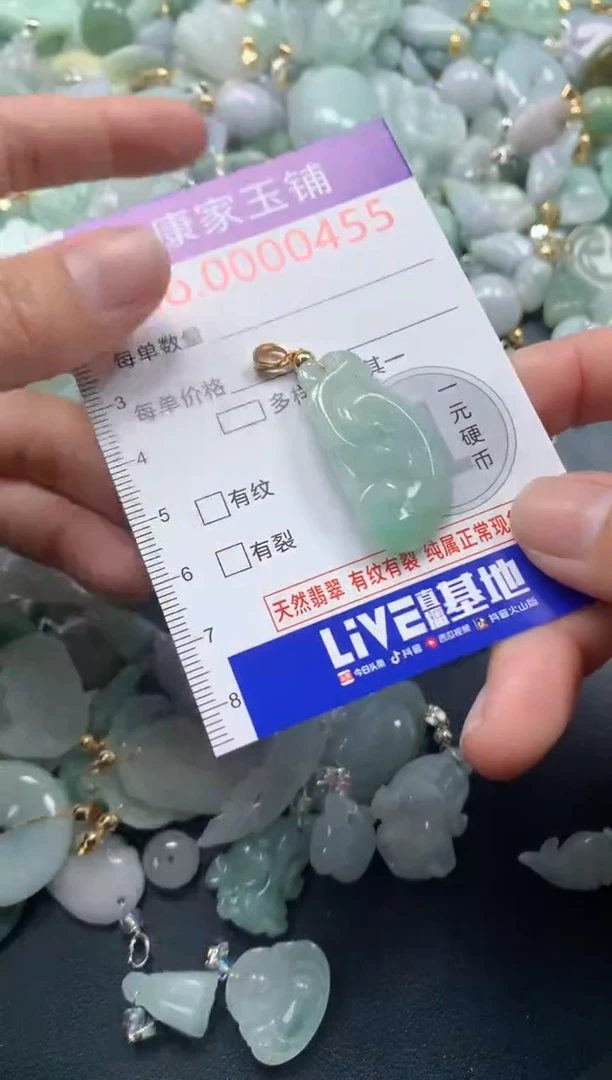 颈饰未镶嵌翡翠455