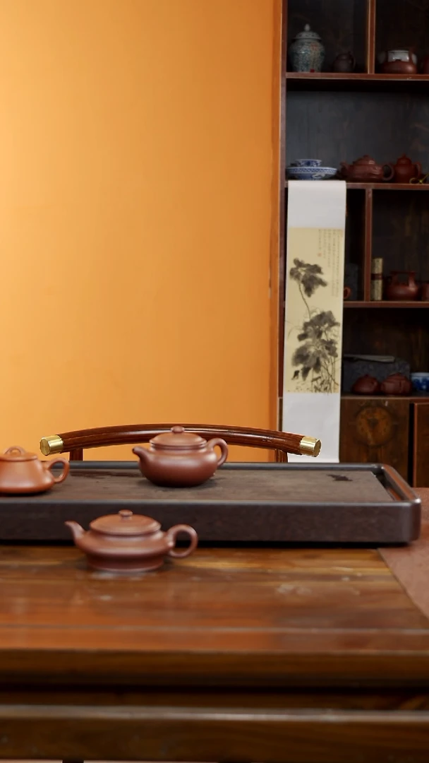 【闪购商品】紫砂茶壶半手紫泥仿古壶