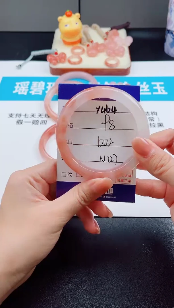 未镶嵌手镯石英质玉Y464