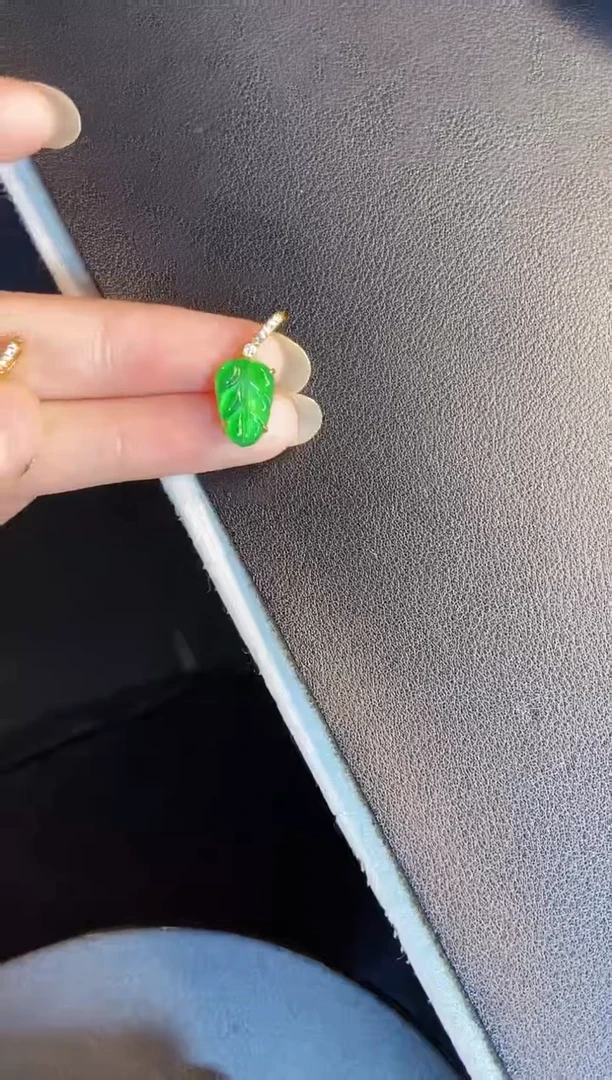 吊坠(不含链)银S925镶嵌翡翠1