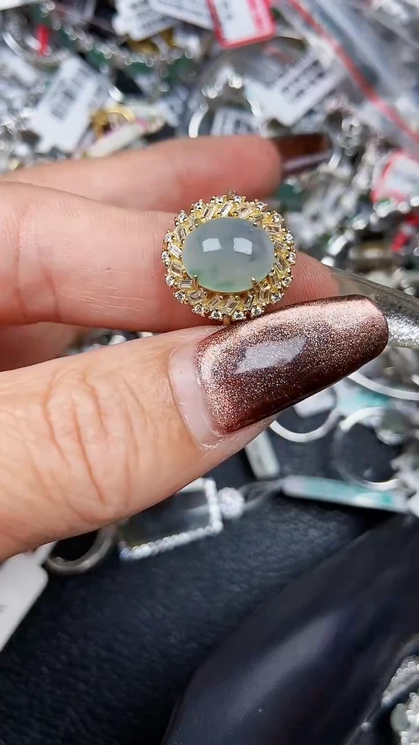 颈饰银S925镶嵌翡翠1648