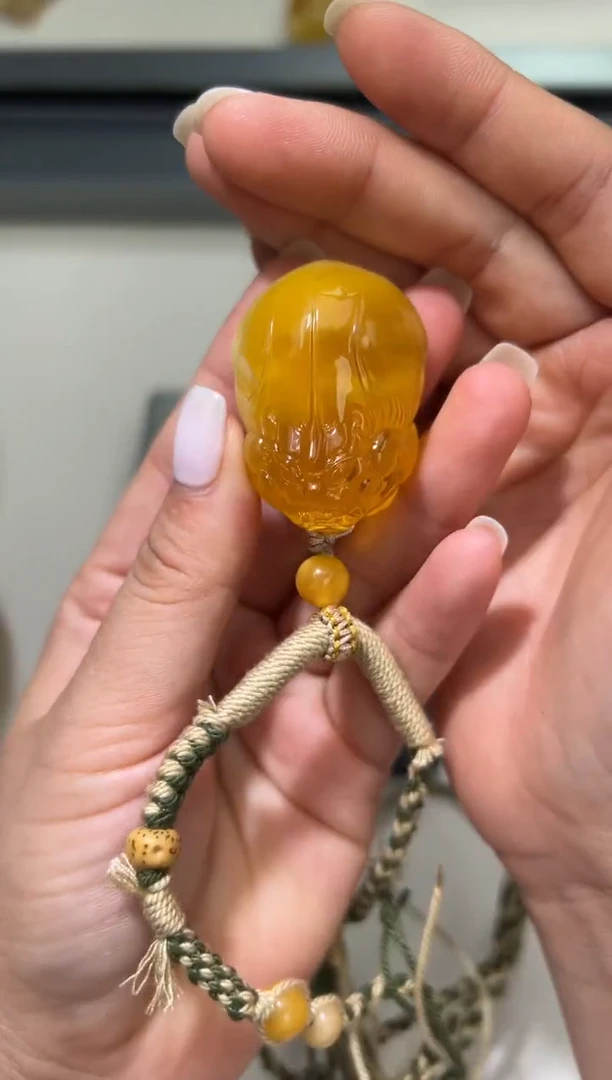裸石琥珀未镶嵌琥珀蜜蜡吊坠
