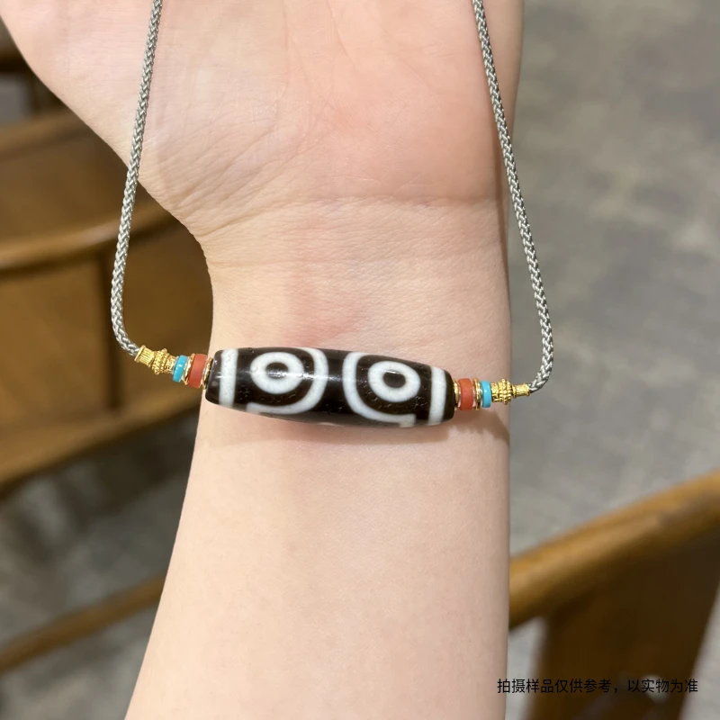 【铭舍 小荒野之国】天然玛瑙行运珠珠38mm左右锁骨链颈饰珠宝玉石