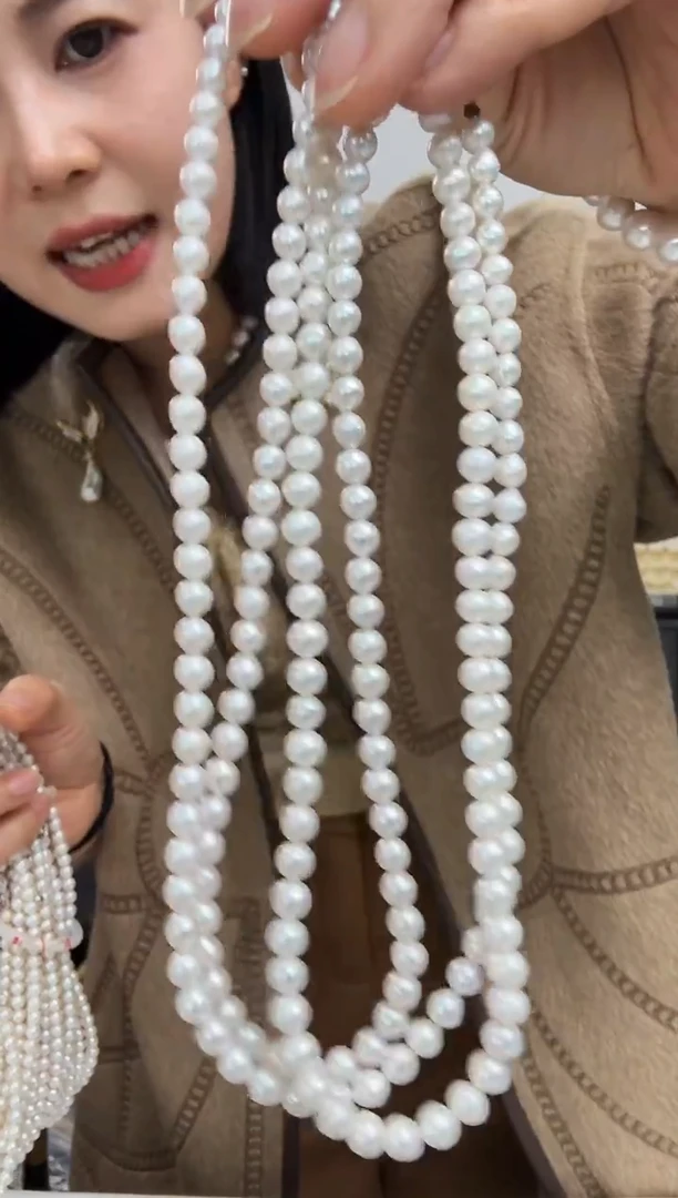 未镶嵌丨淡水珍珠5-6mm珍珠项链多样性发货一件@@C992